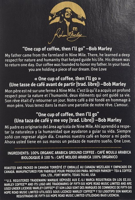 Marley Coffee, Lively Up!, Organic Espresso Roast, 24 Single Serve RealCups N16