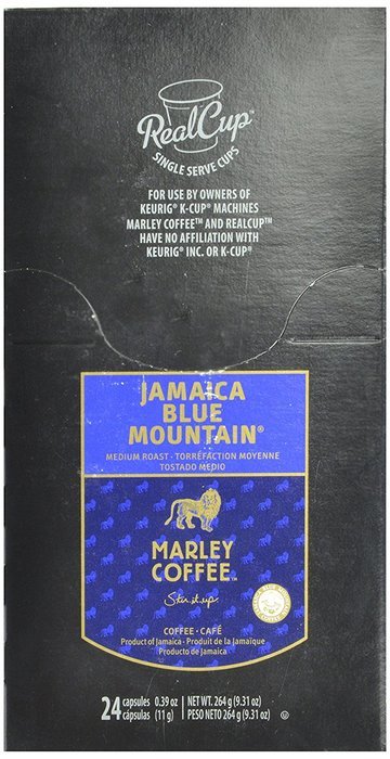 Marley Coffee, Lively Up!, Organic Espresso Roast, 24 Single Serve RealCups N21