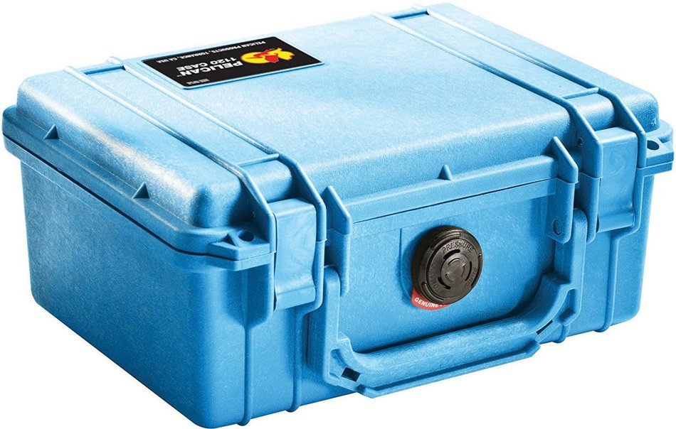Equipment Case with Foam: 7.5" x 9.13" x 4.38" Color: Orange