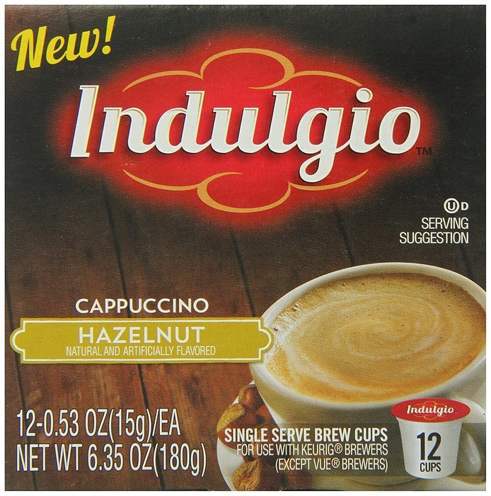 Indulgio Pumpkin Spice Cappuccino Special Edition for Keurig K-Cup Brewers, 12 Count (Pack of 6) N12