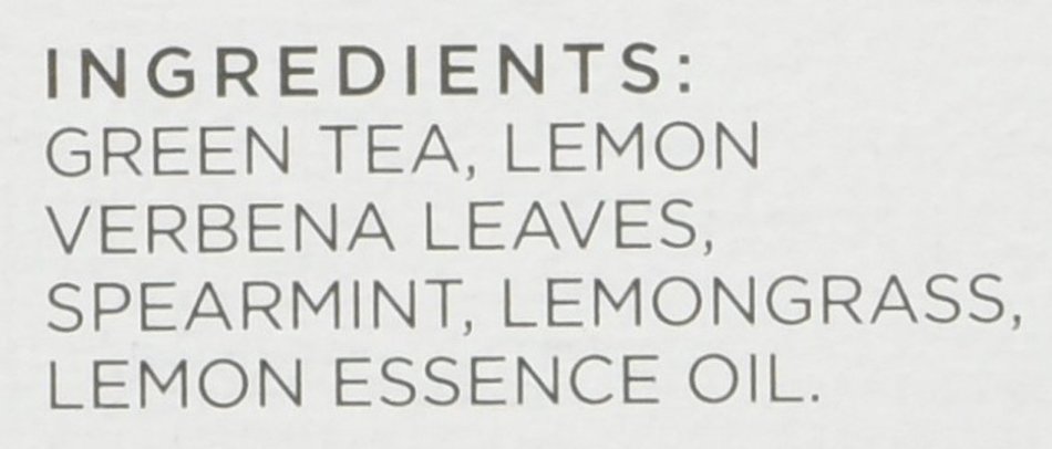 Tazo Iced Lemongrass Green Tea 6 Bags (Case of 4) 3.15oz each