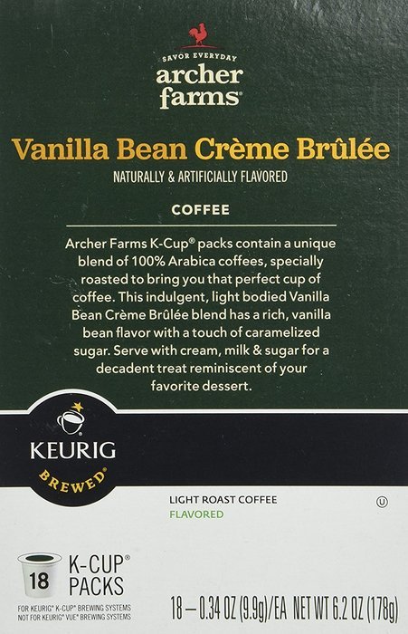 Archer Farms Vanilla Bean Creme Brulee