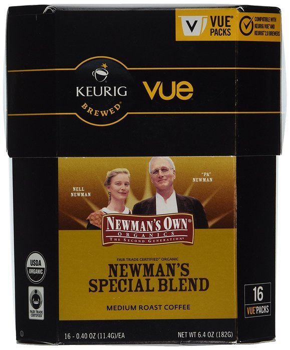Newman's Own Organics Keurig Vue Pack, Newman's Special Blend, 32 Count N2