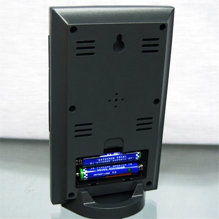 PowerLead Cwf PCF001 Wireless Weather Monitor Clocks with Remote Sensor Color Cobblestone Weather Station Support... N5