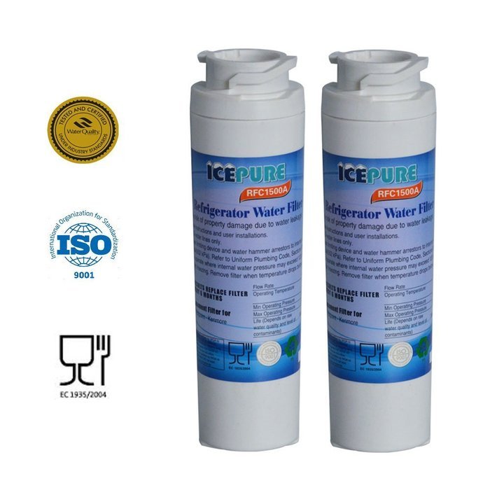 2 Pack Replacement Water Filter for GE MSWF KENMORE AQUAFRESH N2