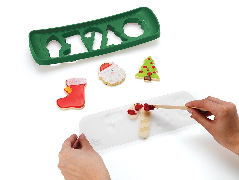 Chef'n Cookease Cookie Cutter and Stencil (Christmas Theme) N21