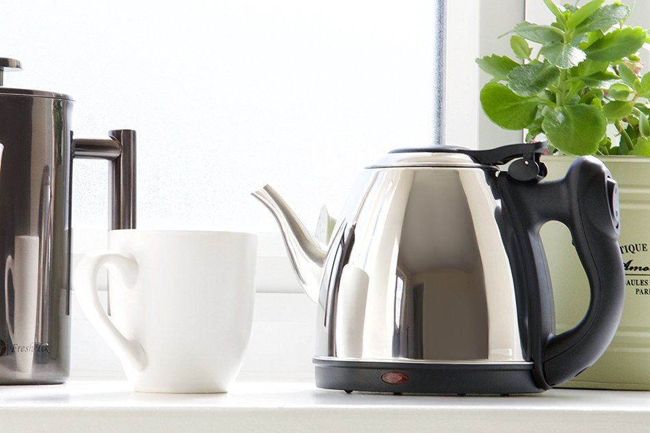 Best Small Stainless Steel Goose-neck Style Electric Tea Kettle. Precise Pouring and Quick Boil Water for Your... N7