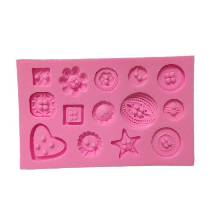 Yunko Button Cake Decorating Mold Gum Paste Decorating Tools