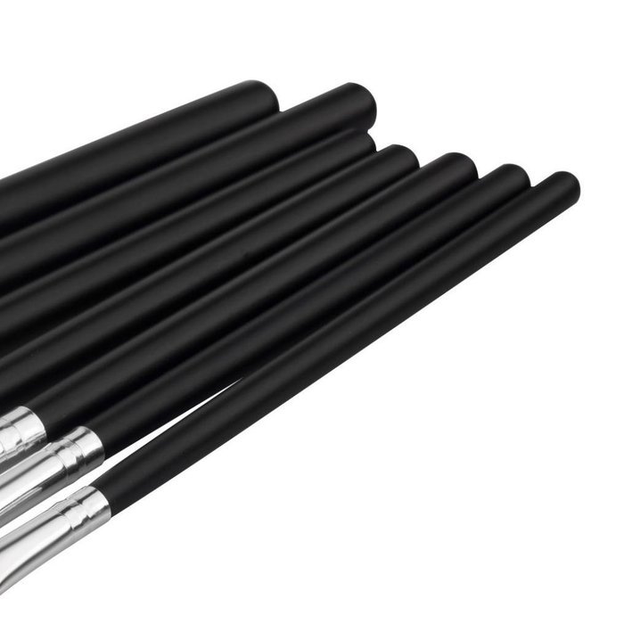 Mikey Store Makeup Brushes Set Fondation Eyeshadow Cosmetic Tool with Leather (8pc Gold) N14