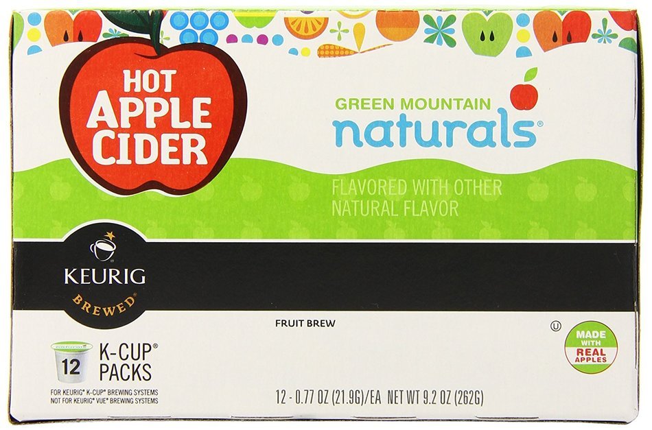 Green Mountain Naturals Hot Apple Cider, K-Cup Portion Count for Keurig K-Cup Brewers, 24-Count