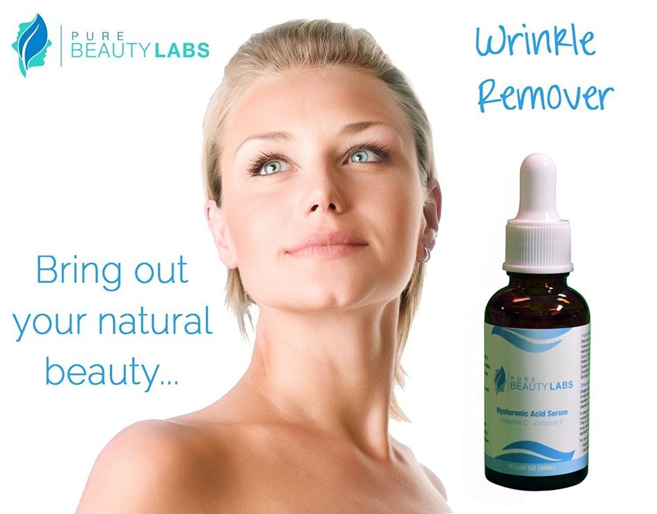 Hyaluronic Acid Serum for Skincare 100% Pure - Anti-Aging Serum Intense Hydration + Moisturizer N4