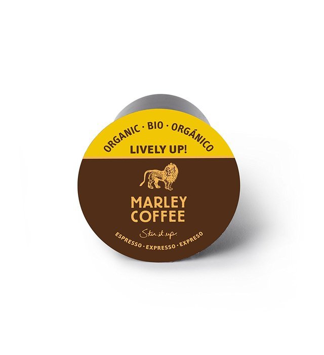 Marley Coffee, Lively Up!, Organic Espresso Roast, 24 Single Serve RealCups N27