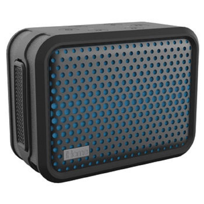 NEW!!! iHOME IBT7 Waterproof Bluetooth Speaker, Blue/Black Finish N2
