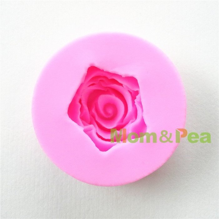 Mom&pea 0649 Flower Shaped Silicone Mould for Fondant Cake Sugar Paste Cake Decoration 3d Cake Toppers Mold 5.3... N4