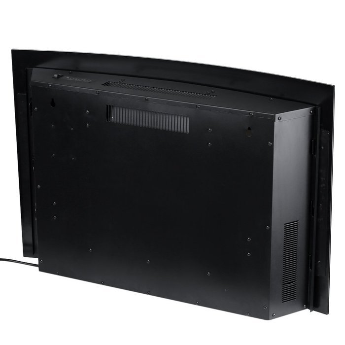 Homgeek 1500W Wall Mount Adjustable Electric Fireplace 3D Flame Heater with Remote Control, XL Large 35"22" Black N2