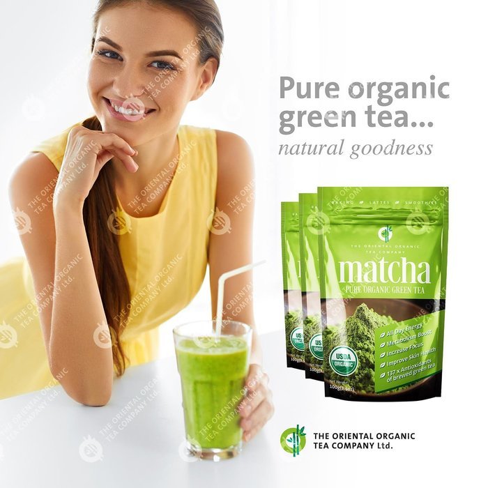 The Oriental Organic Matcha Green Tea Powder, 3.5 oz N9