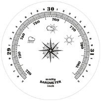 Ambient Weather WS-YG313-Y Cherry Finish Brass Bezel Traditional Weather Station N2