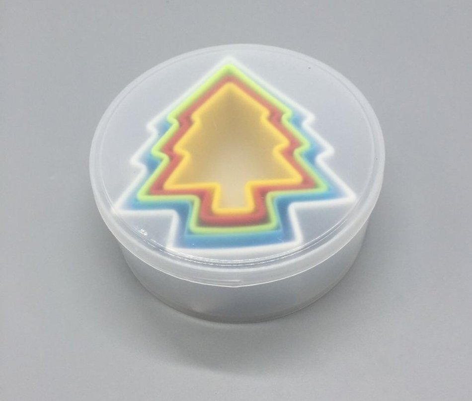 LUXEHOME Set of Colorful BPA Free Plastic Biscuit and Cookie Cutter (Round) N10