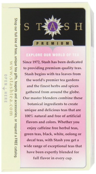 Stash Tea Decaf English Breakfast Tea, 18 Count Tea Bags in Foil (Pack of 6) N54