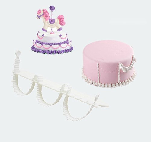 Whosee Fondant Cake Arc Decorating Graduated Scale Cake Ruler DIY Baking Measure Tools N2