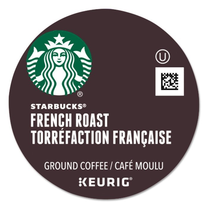 Starbucks French Roast Dark, K-Cup for Keurig Brewers, Dark Roast Coffee, 54 Count