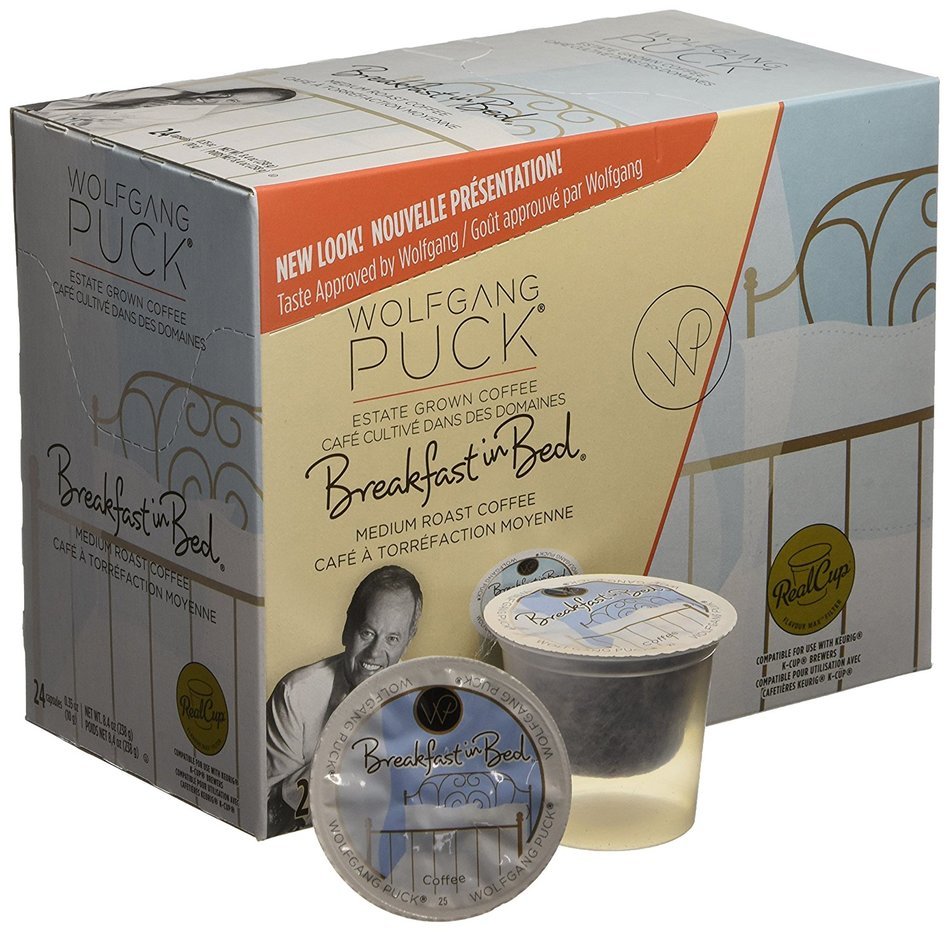 Wolfgang Puck Breakfast In Bed Coffee Single Serve Cups for Keurig, 24 Count N3
