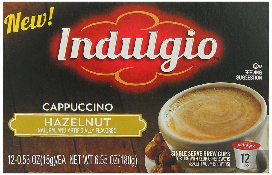 Indulgio Pumpkin Spice Cappuccino Special Edition for Keurig K-Cup Brewers, 12 Count (Pack of 6) N16