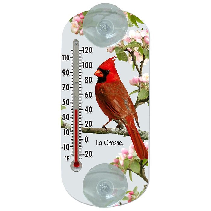 LaCrosse 204-1081 Traditional Thermometer with Cardinal Design, 8" N2