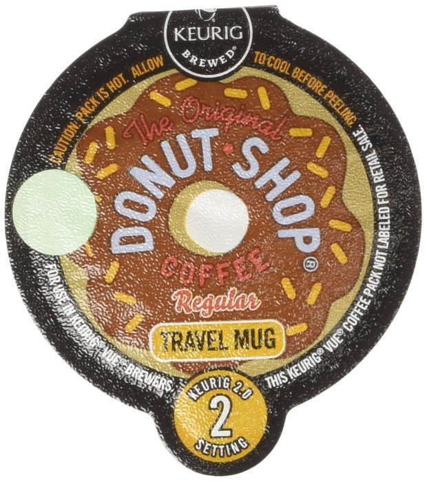 Coffee People Donut Shop Coffee Travel Mug Keurig Vue Portion Pack, 48 Count N4