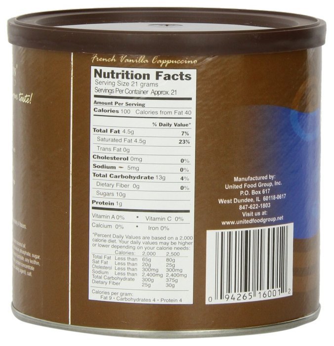 Victorian Inn Instant Cappuccino, French Vanilla, 16-Ounce Canisters (Pack of 6) N2