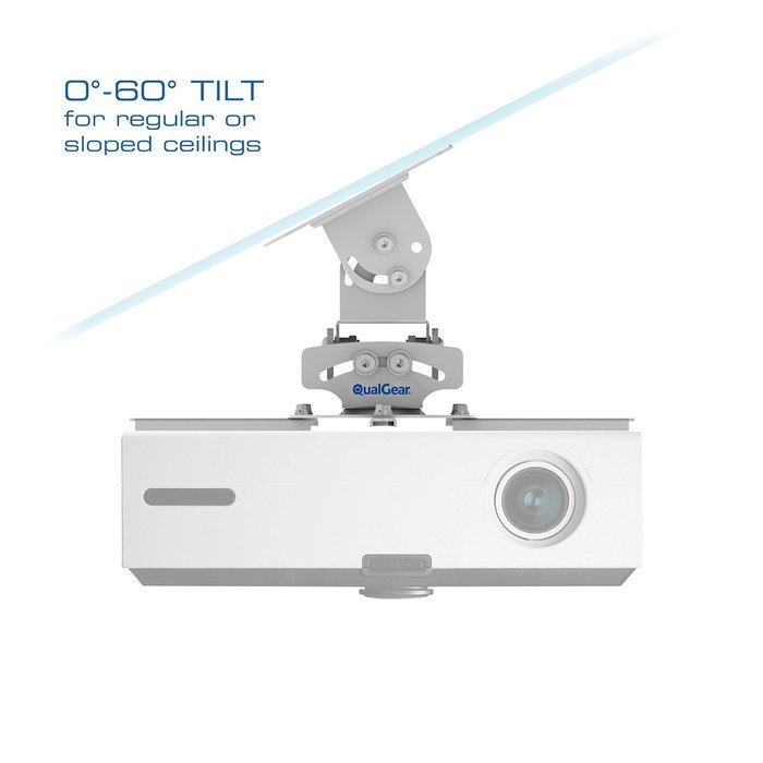 QualGear PRB-717-WHT Universal Ceiling Mount Projector Accessory N5