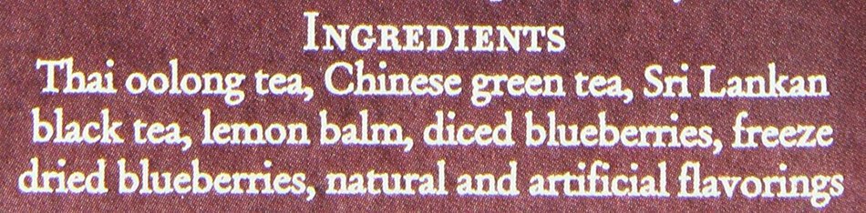 The Coffee Bean & Tea Leaf Pomegranate Blueberry Green, Oolong, Black Teas, 3 Ounce Loose Tea N4