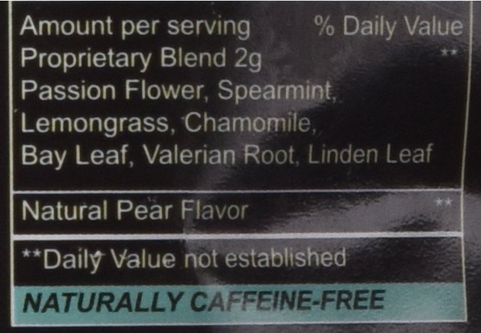 TranquilyTea Anti-stress Passion Flower Linden Pear Herbal Tea 3oz 40 cups NEW PACKAGING N3