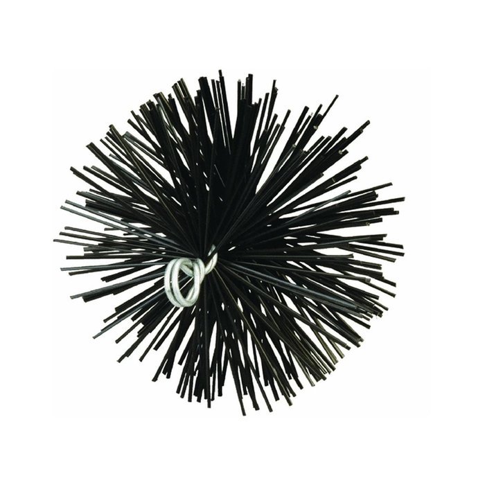 MEECO'S RED DEVIL 33140 6-Inch Round Poly Chimney Brush