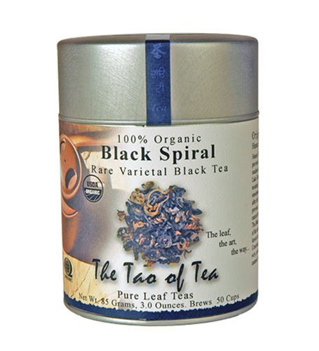The Tao of Tea, Black Spiral Black Tea, Loose Leaf, 3.0 Ounce Tin N3