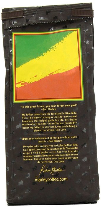 Marley Coffee, Organic One Love, Ethiopian YirgaCheffe, Ground Coffee, 8 Ounce N11