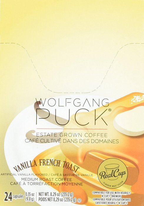 Wolfgang Puck Vanilla French Toast Coffee Keurig K-Cups, 24 Count N4