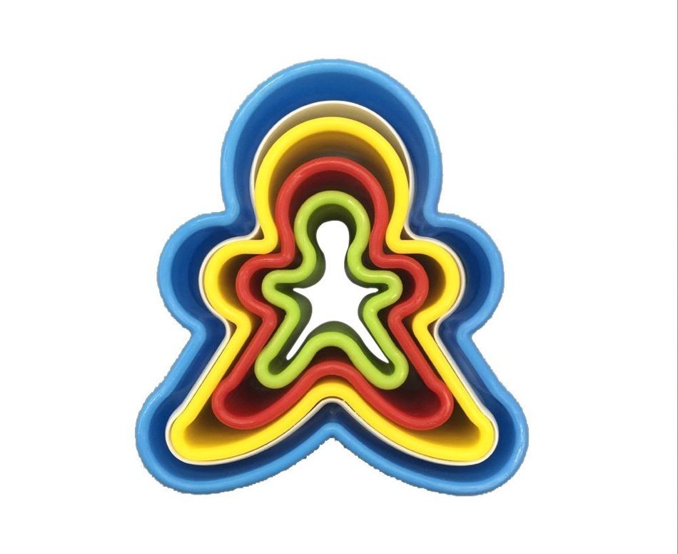 LUXEHOME Set of Colorful BPA Free Plastic Biscuit and Cookie Cutter (Round) N16