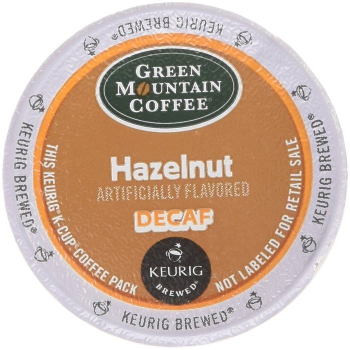 Green Mountain Coffee Hazelnut Decaf, Light Roasted, K-Cup Portion Pack for Keurig K-Cup Brewers, 24-Count N6