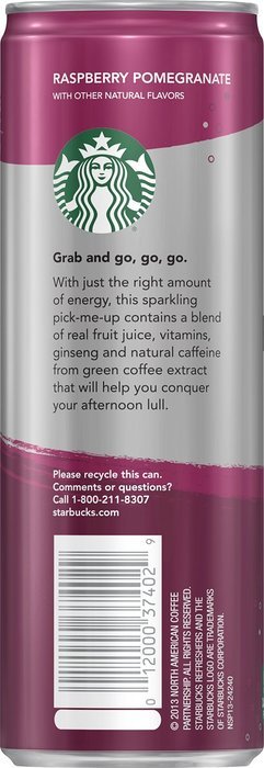 Starbucks Refreshers, 4 Flavor Variety Pack, 12 Ounce Slim Cans, 12 Pack N16