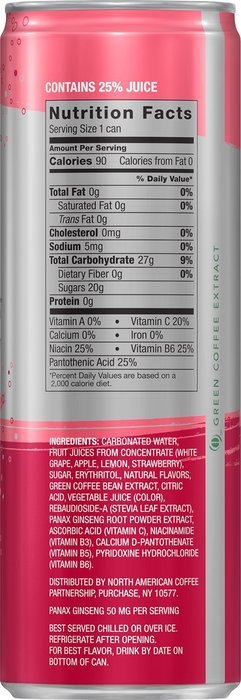 Starbucks Refreshers, 4 Flavor Variety Pack, 12 Ounce Slim Cans, 12 Pack N18