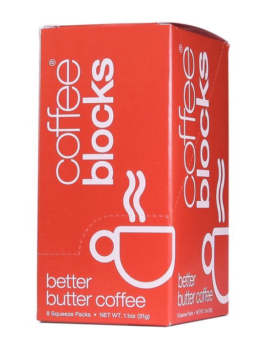 Coffee Blocks Grass Fed Butter Coffee, Pack of 8 N5