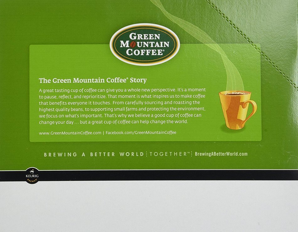 Green Mountain Coffee Medium Roast K-Cup for Keurig Brewers, Vermont Country Blend Decaf Coffee (Pack of 96) N2