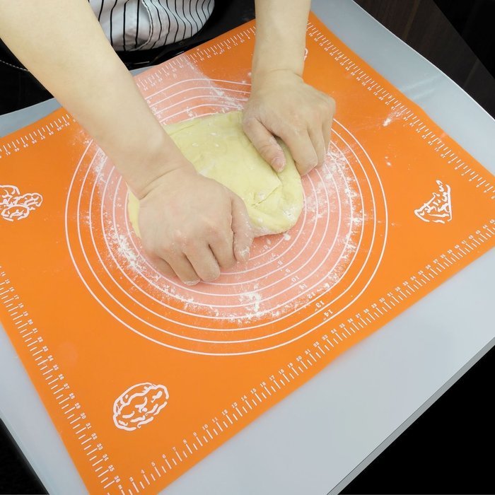 Baking Mat,Silivo 19.6"*15.7" Silicone Pastry Kneading Mat with Measurements N5