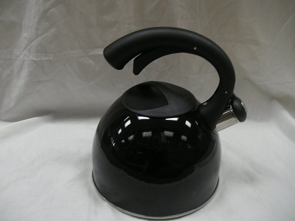 3.2 Qt. Stainless Steel Large Whistling Tea Kettle w/Easy-to-use Spout Lever
