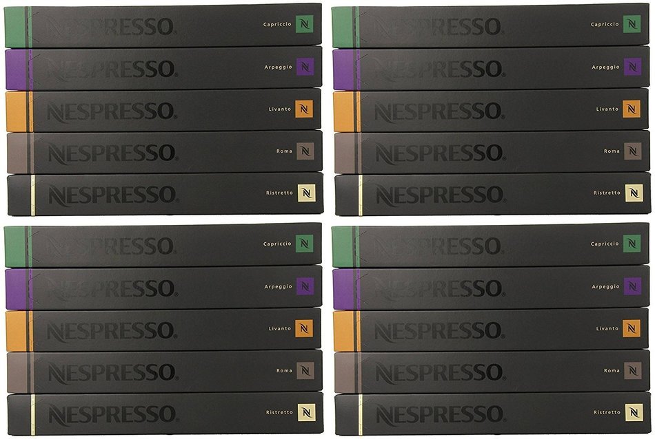 Nespresso Variety Pack for OriginalLine, 50 Capsules, 1.76 oz N3