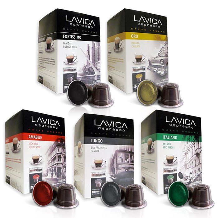 Nespresso Compatible Capsules | 50 Capsules Espresso Variety Pack | Fits Nespresso Machines | Delicious Alternative... N5