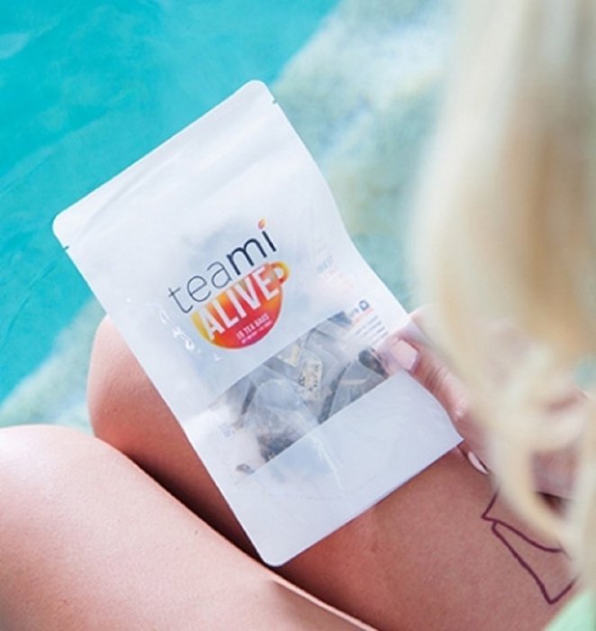 TEAMI BLENDS ALIVE TEA - Natural Energy Boosters, Remove Toxins & Speed Metabolism - Eliminating Chronic Exhaustion... N3