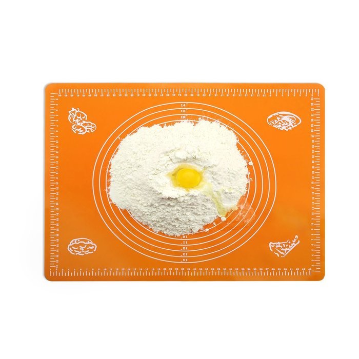 Baking Mat,Silivo 19.6"*15.7" Silicone Pastry Kneading Mat with Measurements N8