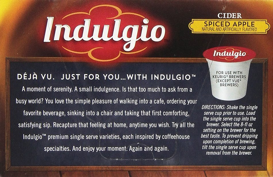Indulgio Pumpkin Spice Cappuccino Special Edition for Keurig K-Cup Brewers, 12 Count (Pack of 6) N24